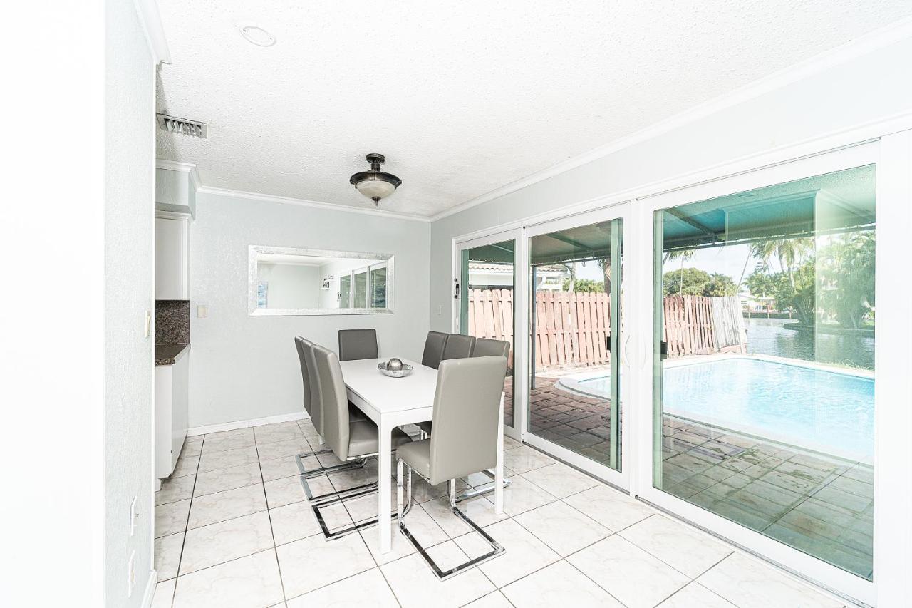 Villa Waterfront Salt Wtr Pool Near Fort Lauderdale