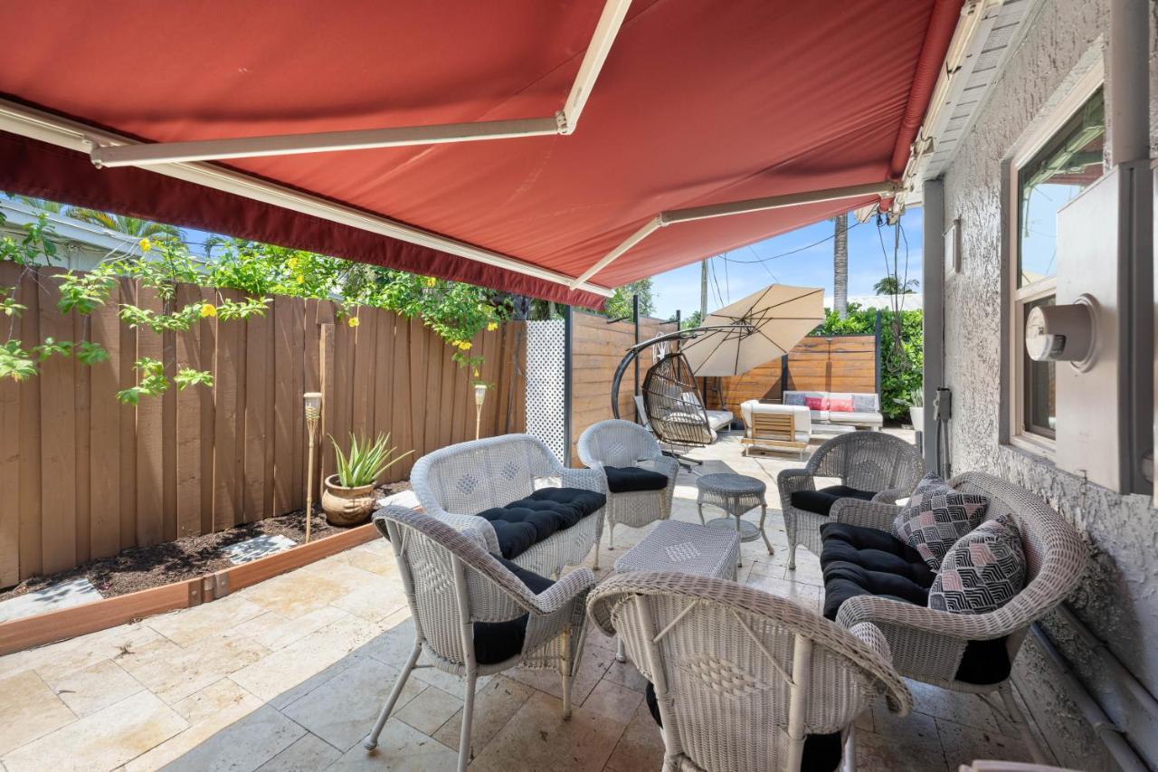Palms Retreat! Giant Heated Pool-hottub-firepit-5min2beach-pets-ev Chgr * Fort Lauderdale