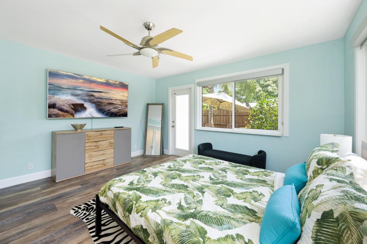 Palms Retreat! Giant Heated Pool-hottub-firepit-5min2beach-pets-ev Chgr *