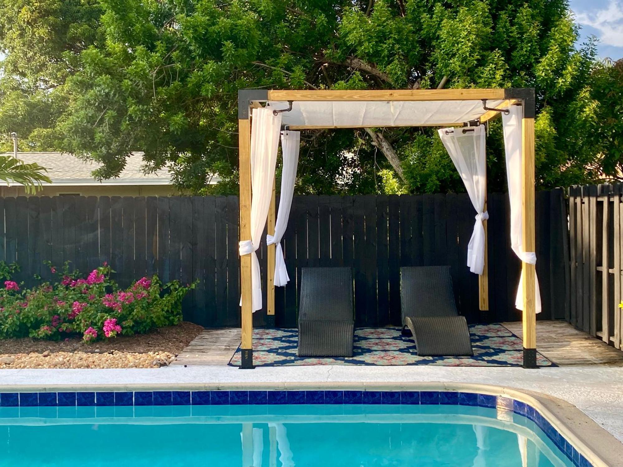 Santorini Pool House Wilton Manors Walk To The Dr Casa de férias *