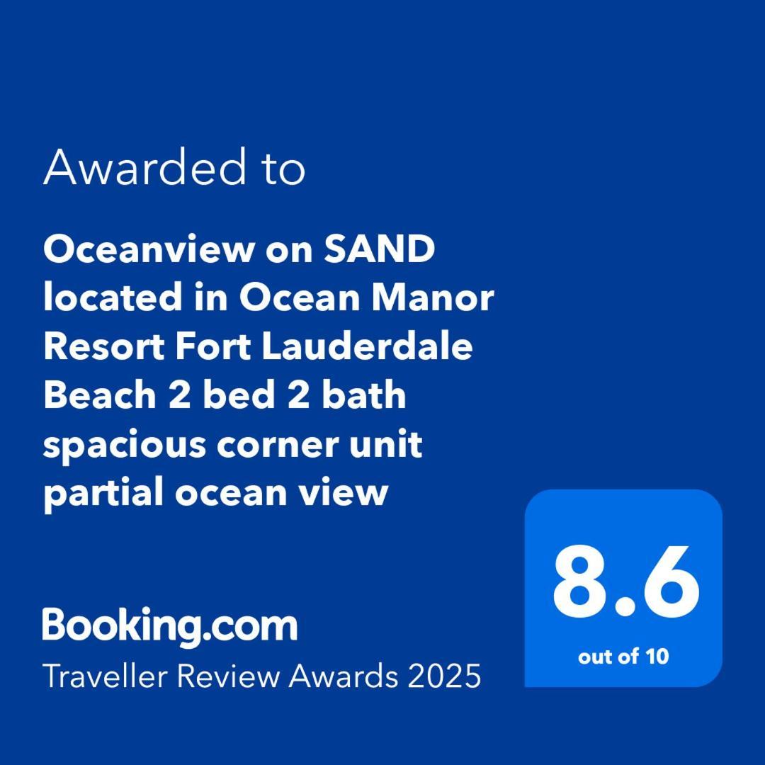 Oceanview Resort: Lauderdale Beachfront Corner Fort Lauderdale